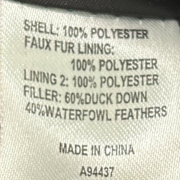 Calvin Klein Snakeskin Print Duck Down Puffer Jacket • Women’s XL • Quilted - Picture 7 of 8